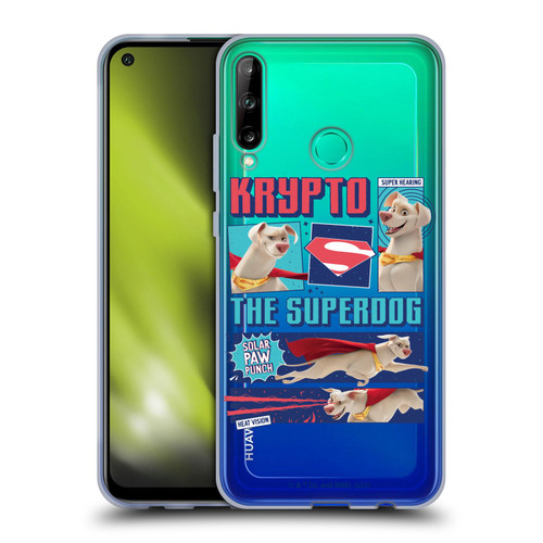 DC League Of Super Pets Graphics Krypto The Superdog Soft Gel Case for Huawei P40 lite E