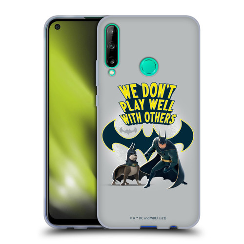 DC League Of Super Pets Graphics We Don't Play Well With Others Soft Gel Case for Huawei P40 lite E