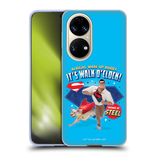 DC League Of Super Pets Graphics It's Walk O' Clock Soft Gel Case for Huawei P50
