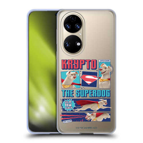 DC League Of Super Pets Graphics Krypto The Superdog Soft Gel Case for Huawei P50