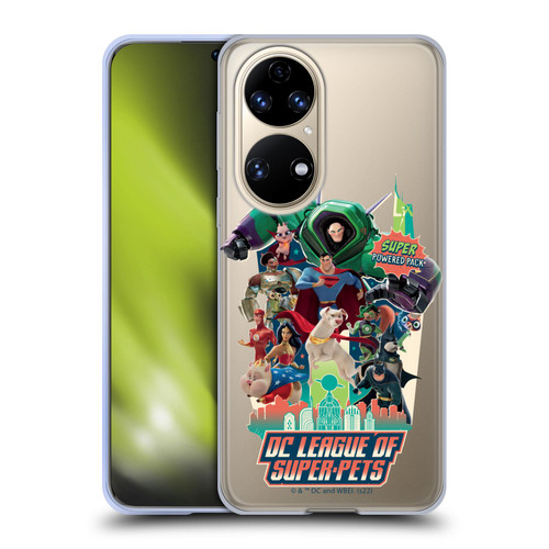 DC League Of Super Pets Graphics Super Powered Pack Soft Gel Case for Huawei P50