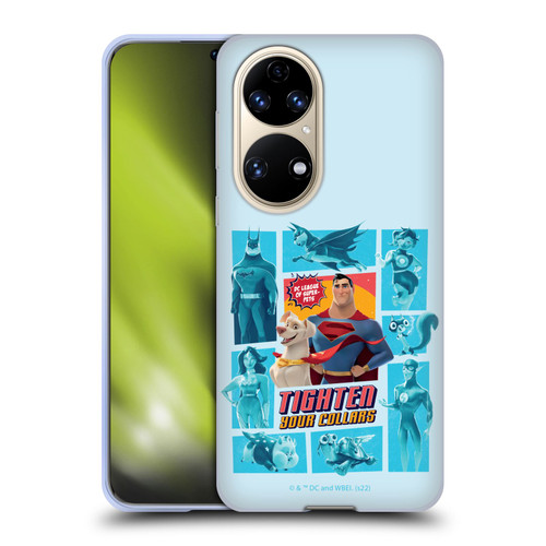 DC League Of Super Pets Graphics Tighten Your Collars Soft Gel Case for Huawei P50
