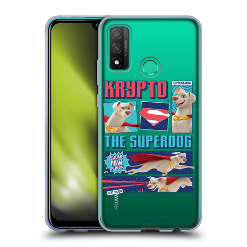 DC League Of Super Pets Graphics Krypto The Superdog Soft Gel Case for Huawei P Smart (2020)