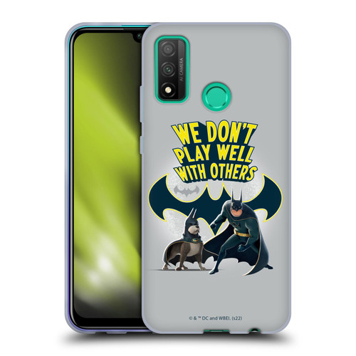 DC League Of Super Pets Graphics We Don't Play Well With Others Soft Gel Case for Huawei P Smart (2020)