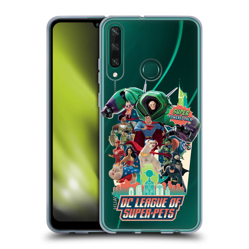 DC League Of Super Pets Graphics Super Powered Pack Soft Gel Case for Huawei Y6p