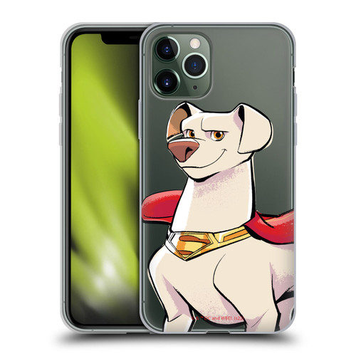 DC League Of Super Pets Graphics Krypto Soft Gel Case for Apple iPhone 11 Pro