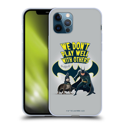DC League Of Super Pets Graphics We Don't Play Well With Others Soft Gel Case for Apple iPhone 12 / iPhone 12 Pro