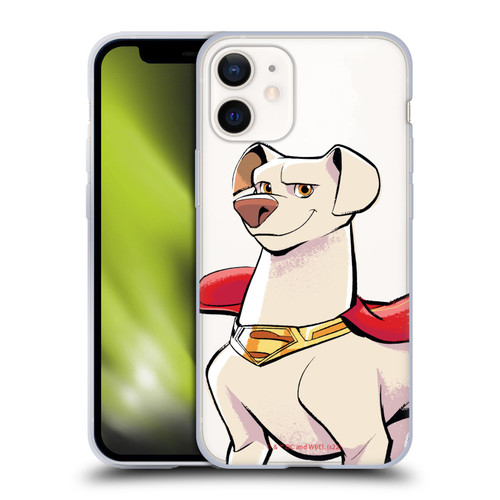 DC League Of Super Pets Graphics Krypto Soft Gel Case for Apple iPhone 12 Mini