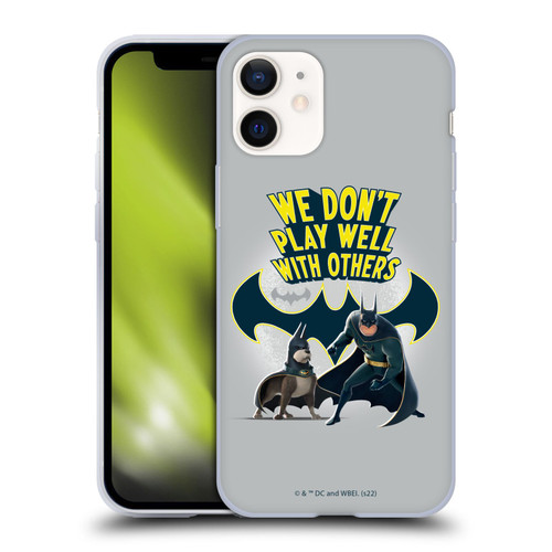DC League Of Super Pets Graphics We Don't Play Well With Others Soft Gel Case for Apple iPhone 12 Mini