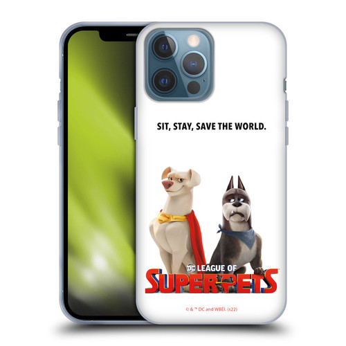 DC League Of Super Pets Graphics Characters 1 Soft Gel Case for Apple iPhone 13 Pro Max