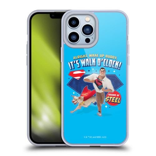 DC League Of Super Pets Graphics It's Walk O' Clock Soft Gel Case for Apple iPhone 13 Pro Max