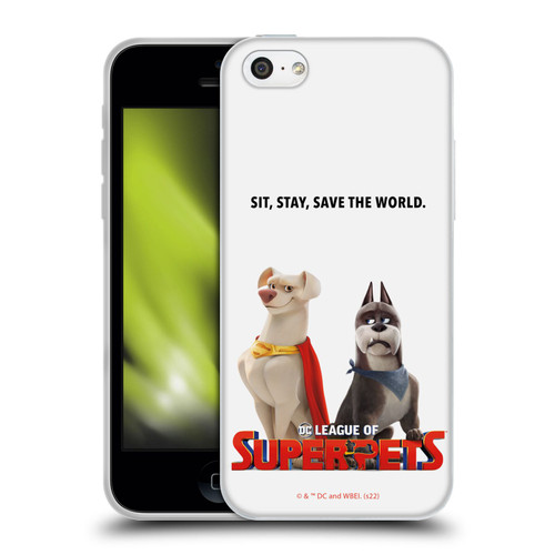 DC League Of Super Pets Graphics Characters 1 Soft Gel Case for Apple iPhone 5c