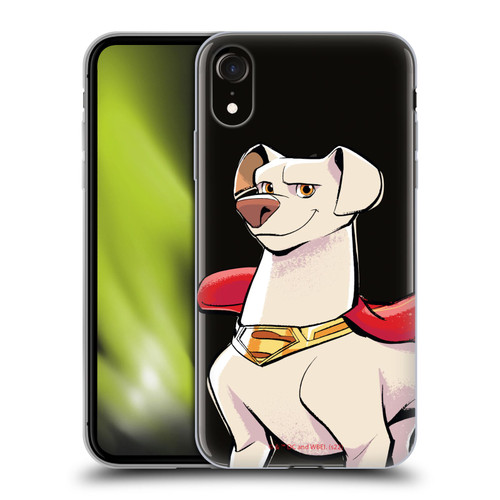 DC League Of Super Pets Graphics Krypto Soft Gel Case for Apple iPhone XR