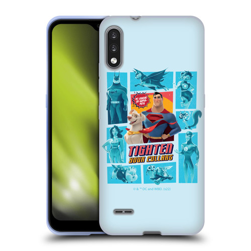 DC League Of Super Pets Graphics Tighten Your Collars Soft Gel Case for LG K22
