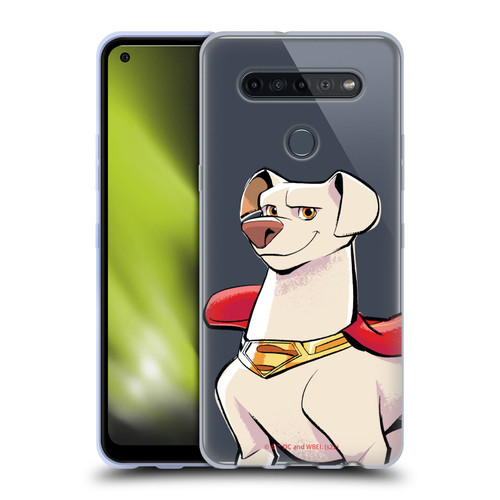DC League Of Super Pets Graphics Krypto Soft Gel Case for LG K51S