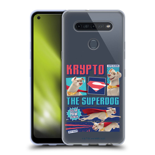 DC League Of Super Pets Graphics Krypto The Superdog Soft Gel Case for LG K51S