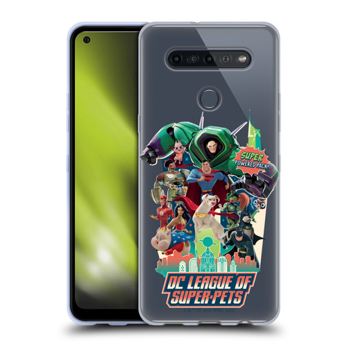 DC League Of Super Pets Graphics Super Powered Pack Soft Gel Case for LG K51S