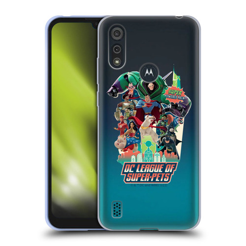 DC League Of Super Pets Graphics Super Powered Pack Soft Gel Case for Motorola Moto E6s (2020)