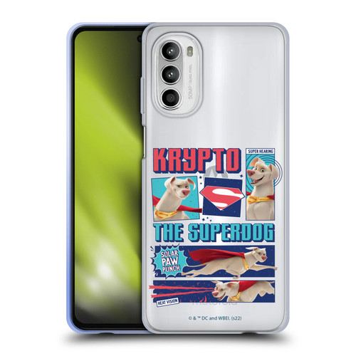 DC League Of Super Pets Graphics Krypto The Superdog Soft Gel Case for Motorola Moto G52
