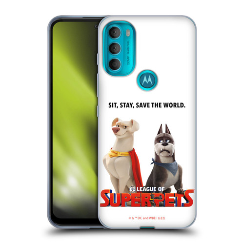 DC League Of Super Pets Graphics Characters 1 Soft Gel Case for Motorola Moto G71 5G
