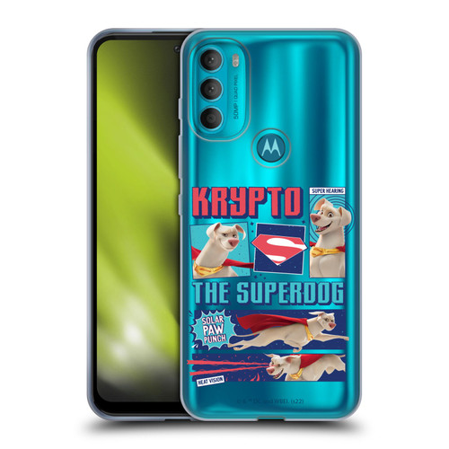 DC League Of Super Pets Graphics Krypto The Superdog Soft Gel Case for Motorola Moto G71 5G
