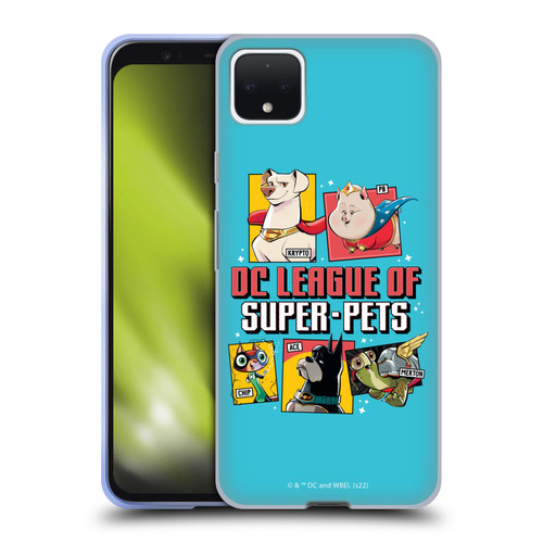 DC League Of Super Pets Graphics Characters 2 Soft Gel Case for Google Pixel 4 XL