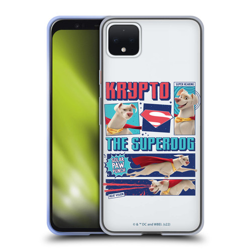 DC League Of Super Pets Graphics Krypto The Superdog Soft Gel Case for Google Pixel 4 XL