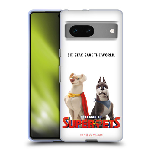 DC League Of Super Pets Graphics Characters 1 Soft Gel Case for Google Pixel 7