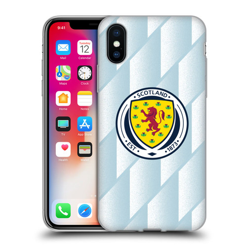 Scotland National Football Team Kits 2020-2021 Away Soft Gel Case for Apple iPhone X / iPhone XS