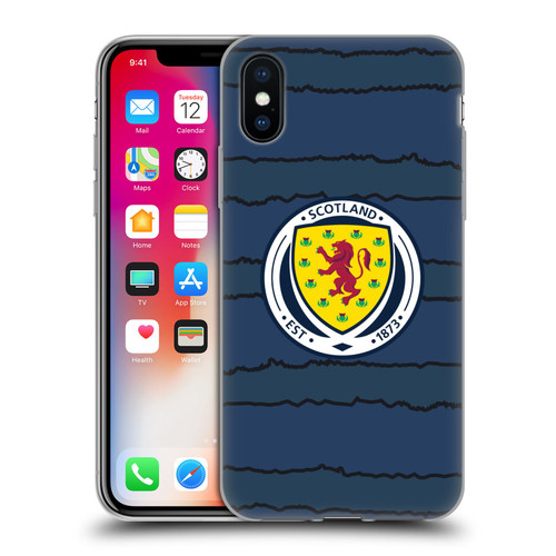 Scotland National Football Team Kits 2019-2021 Home Soft Gel Case for Apple iPhone X / iPhone XS