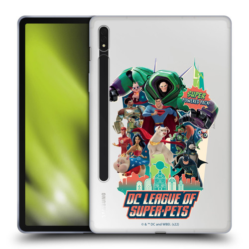 DC League Of Super Pets Graphics Super Powered Pack Soft Gel Case for Samsung Galaxy Tab S8