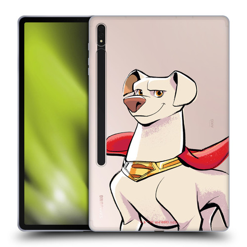 DC League Of Super Pets Graphics Krypto Soft Gel Case for Samsung Galaxy Tab S8 Plus