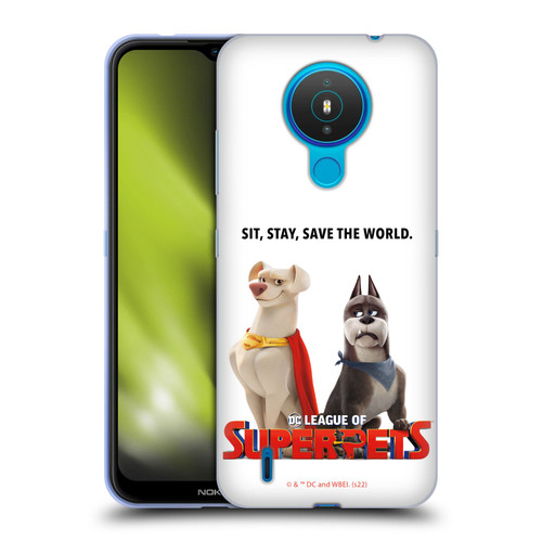 DC League Of Super Pets Graphics Characters 1 Soft Gel Case for Nokia 1.4