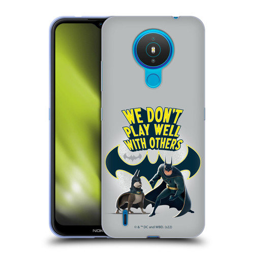 DC League Of Super Pets Graphics We Don't Play Well With Others Soft Gel Case for Nokia 1.4