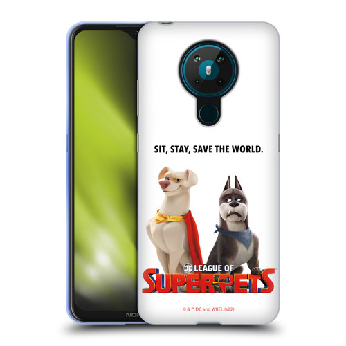 DC League Of Super Pets Graphics Characters 1 Soft Gel Case for Nokia 5.3
