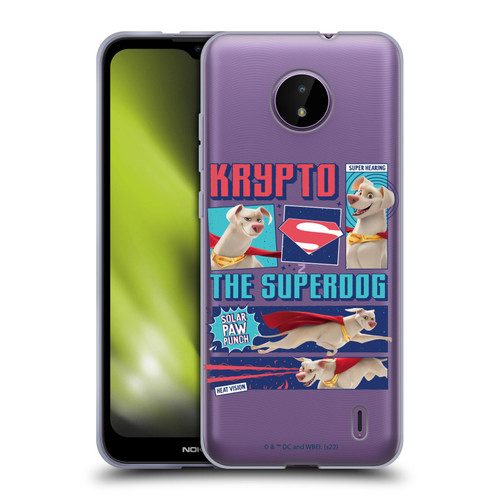 DC League Of Super Pets Graphics Krypto The Superdog Soft Gel Case for Nokia C10 / C20