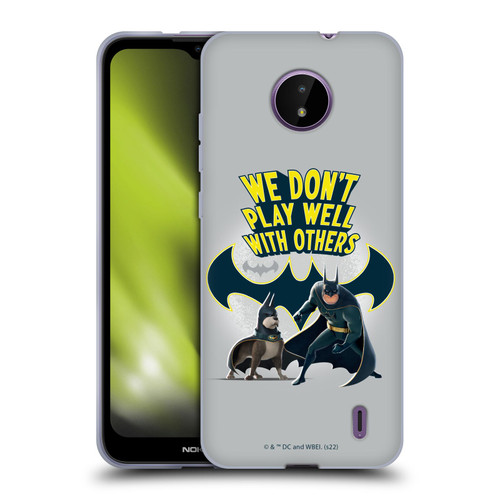DC League Of Super Pets Graphics We Don't Play Well With Others Soft Gel Case for Nokia C10 / C20