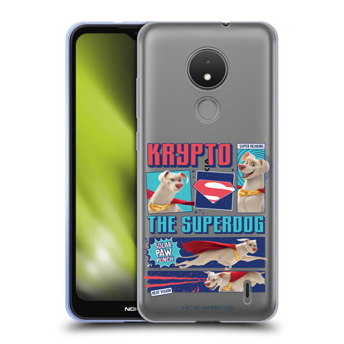 DC League Of Super Pets Graphics Krypto The Superdog Soft Gel Case for Nokia C21