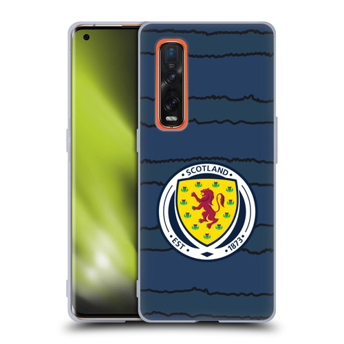 Scotland National Football Team Kits 2019-2021 Home Soft Gel Case for OPPO Find X2 Pro 5G