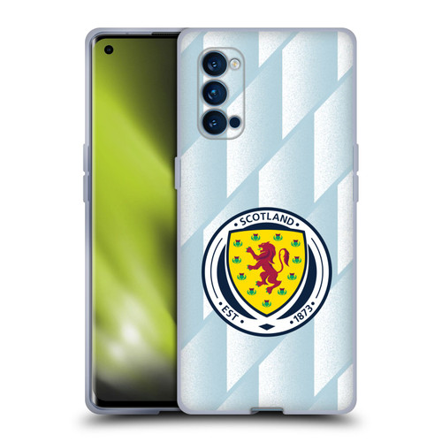 Scotland National Football Team Kits 2020-2021 Away Soft Gel Case for OPPO Reno 4 Pro 5G
