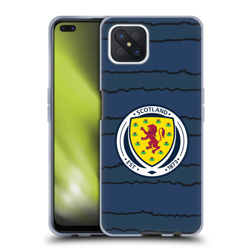 Scotland National Football Team Kits 2019-2021 Home Soft Gel Case for OPPO Reno4 Z 5G