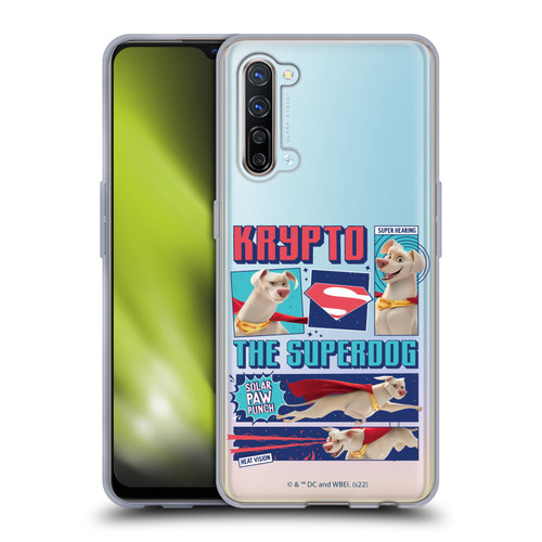 DC League Of Super Pets Graphics Krypto The Superdog Soft Gel Case for OPPO Find X2 Lite 5G
