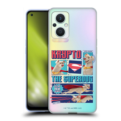 DC League Of Super Pets Graphics Krypto The Superdog Soft Gel Case for OPPO Reno8 Lite