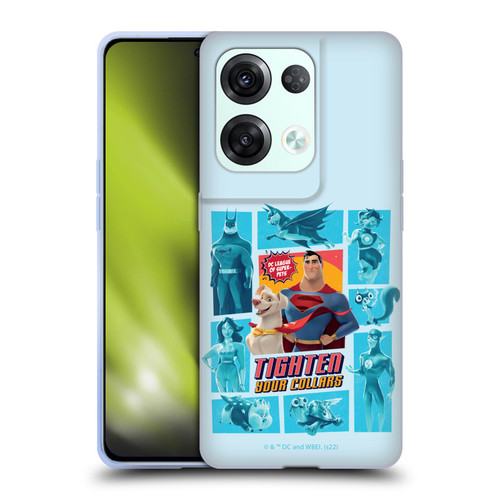 DC League Of Super Pets Graphics Tighten Your Collars Soft Gel Case for OPPO Reno8 Pro