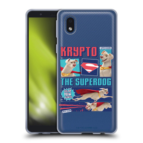 DC League Of Super Pets Graphics Krypto The Superdog Soft Gel Case for Samsung Galaxy A01 Core (2020)
