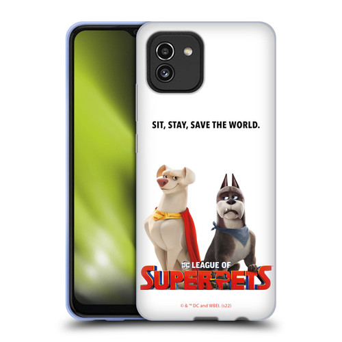 DC League Of Super Pets Graphics Characters 1 Soft Gel Case for Samsung Galaxy A03 (2021)