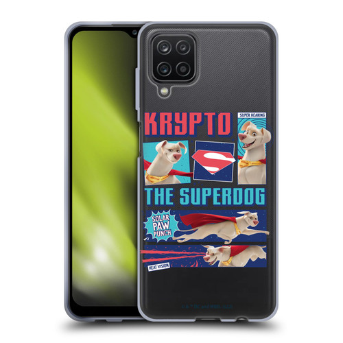 DC League Of Super Pets Graphics Krypto The Superdog Soft Gel Case for Samsung Galaxy A12 (2020)