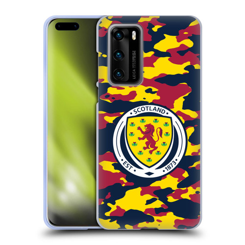 Scotland National Football Team Logo 2 Camouflage Soft Gel Case for Huawei P40 5G