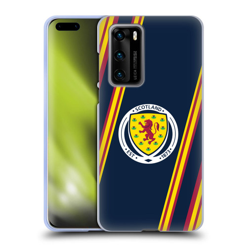 Scotland National Football Team Logo 2 Stripes Soft Gel Case for Huawei P40 5G