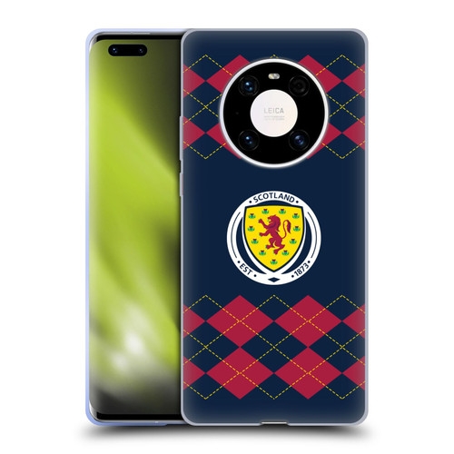 Scotland National Football Team Logo 2 Argyle Soft Gel Case for Huawei Mate 40 Pro 5G